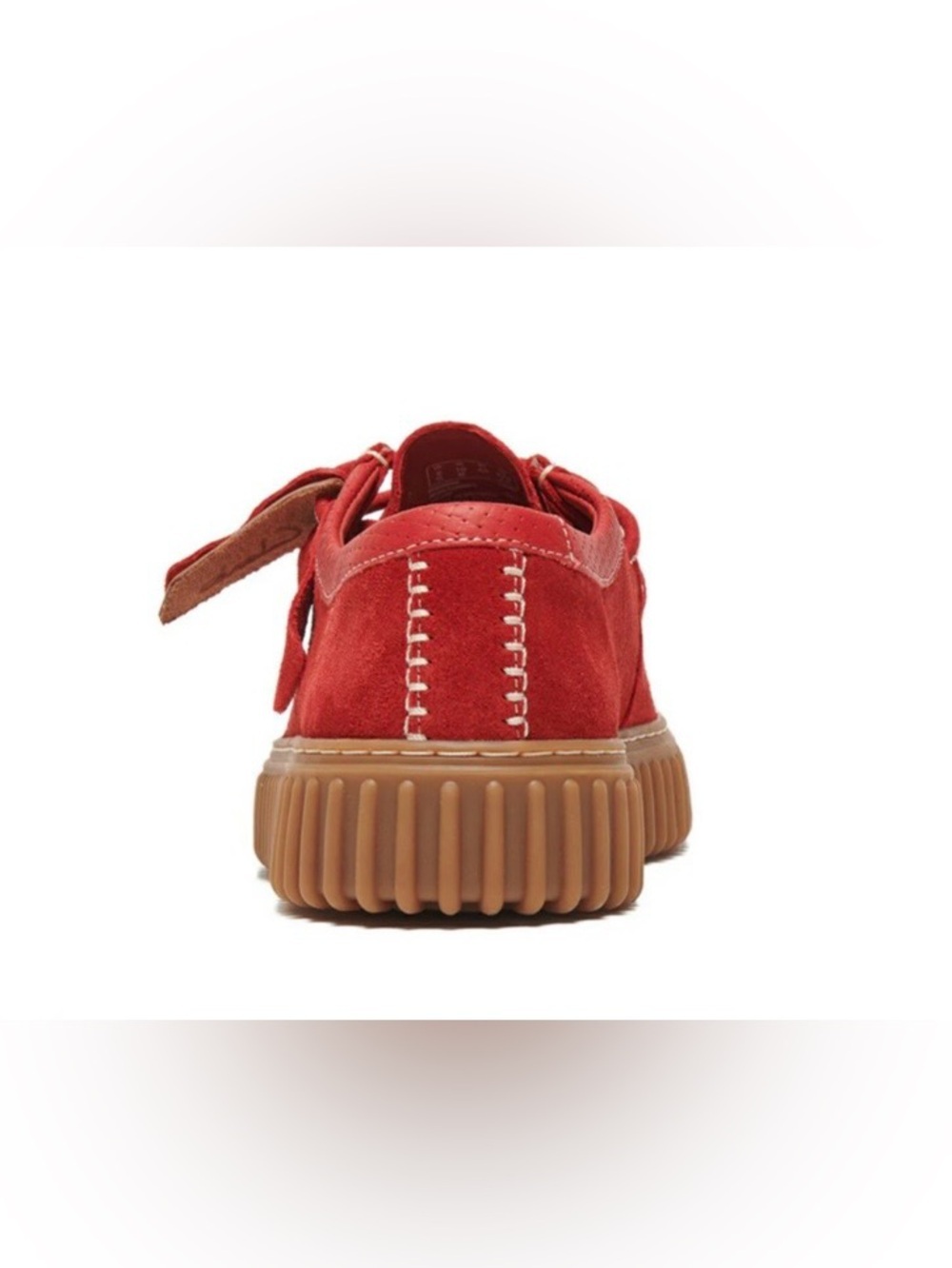 NWOB Clark’s 200 Aniversary Edition Red Suede Men's Casual Creeper Shoes Size 10 - Picture 5 of 16